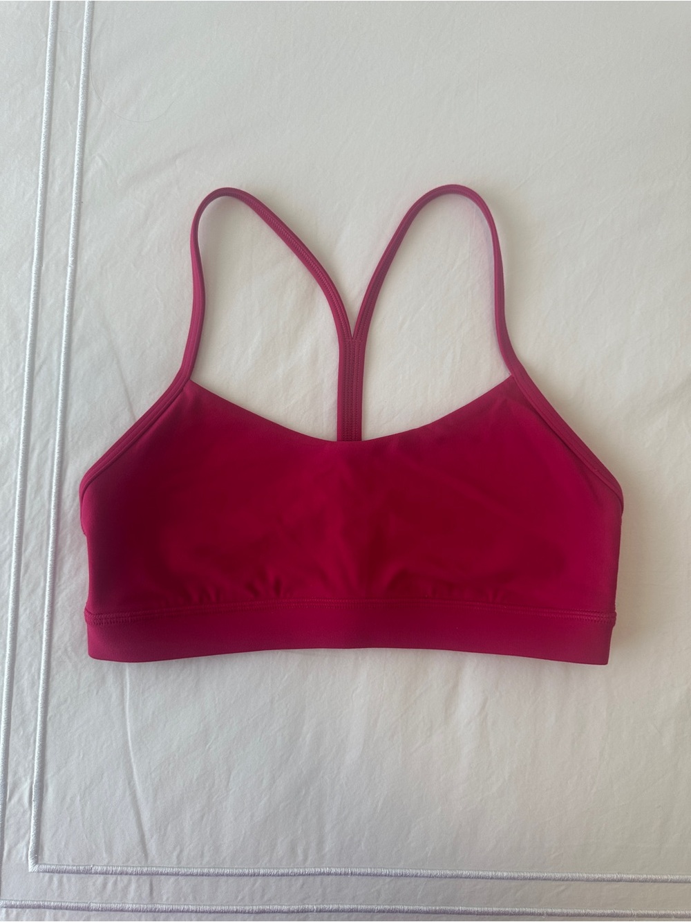 Lululemon Flow Y Bra Nulu *Light
Support, A-C Cups in Passionate size 8